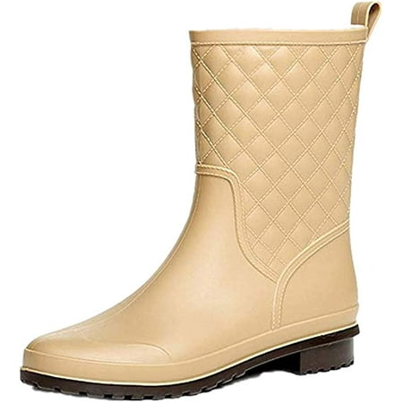 

Women s boots rain boots garden shoes black card size 40