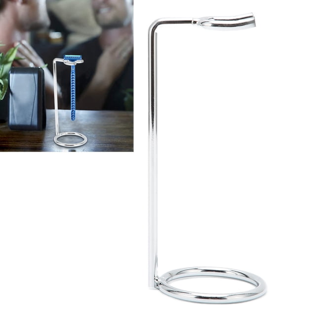 Soporte de Afeitador de Seguridad de Acero inoxidable, Base de Soporte de Afeitar paraitar para hombre Fuerte anti Óxido para Hombres