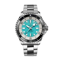 Breitling Superocean Automatic 44 Turquoise Dial Steel Men's Watch A17376211L2A1