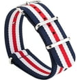 thumbnail image 2 of NATO Strap Premium Ballistic Unisex Nylon Watch Strap 18mm, 2 of 7
