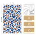 thumbnail image 3 of Sm:)e Blue Maple Leaves Pumpin Fall Kitchen Dish Towels Set of 2, Soft & Absorbent Washcloth 18x26 Inch, 3 of 6