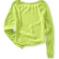 thumbnail image 2 of Aeropostale Womens Chiffon Back Embellished T-Shirt, Green, Juniors, X-Large, 2 of 2