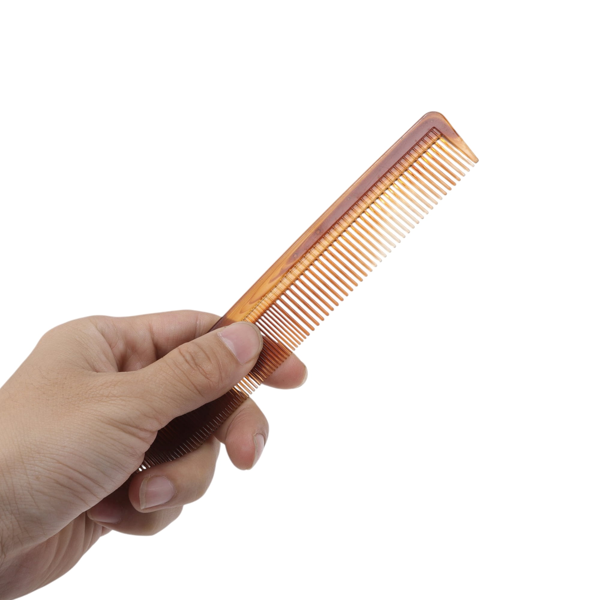 Unique Bargains 1 Pc Lightweight Two-Color Flat Comb for Curly Hair and All Hair Types