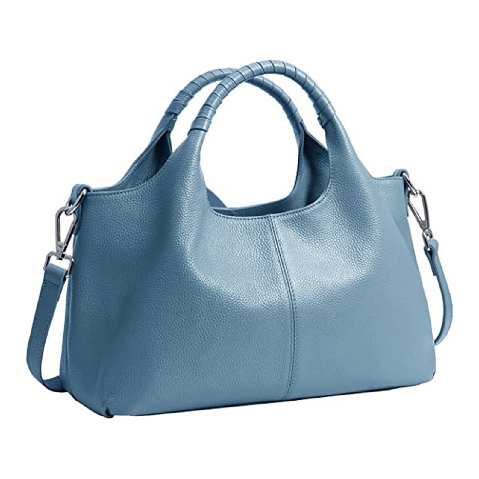 Leather Shoulder Bags Purses for Women Lightweight Handbags Satchel Designer Crossbody Medium Size Totes