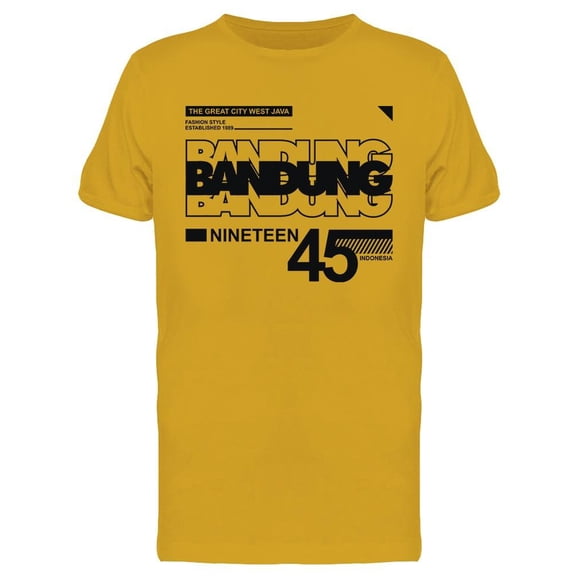 Bandung The Great City T-Shirt Men -Image by Shutterstock, Male Small