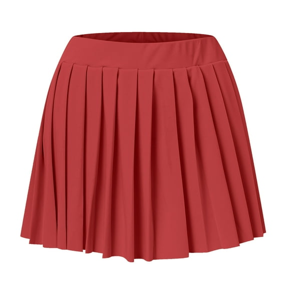 Aayomet Pleated Skirts For Women Womens Mini Pleated Skirt Club High Elastic Tennis Skating Skirt A Line Skirt,RD2 Small
