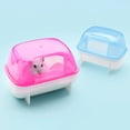 thumbnail image 4 of Hamster Bath Sand Container, Small Animal Bathroom for Dwarf Hamster Gerbil Mice, Portable Pet Bath with Lid, 4 of 8