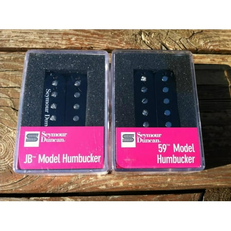 - Seymour Duncan SH-4 JB & SH-1n 59 Black Humbucker PICKUP SET Pickups Guitar - Part Number:11102-13-B_11101-01-B