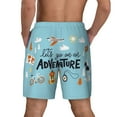 thumbnail image 4 of Daiia Let's Go on an Adventure Mens Swim Trunks Swim Shorts Quick Dry Swim Shorts with Mesh Lining Pockets-XX-Large, 4 of 9