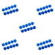thumbnail image 2 of Eigraketly 10 tornillos hexagonales para bicicleta, cubiertas para tornillos, accesorios para ciclismo M5, azul Type2 NO2, 2 of 6