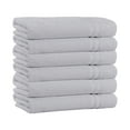 thumbnail image 1 of 100% Cotton 4-Piece Bath Towels - Extra Soft Fade-Resistant Towels - 54" x 27" - (Silver), 1 of 3