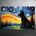 thumbnail image 2 of Australian Stumpy Tail Cattle Dog Watercolor Starry Night Van Gogh Painting Kits, Painting Watercolor Canvas, Canvas Suitable for Room Decor Cafe Decor Or Gift for Friends, 2 of 4