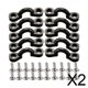 thumbnail image 1 of 2xKayak Pad Eye Kit Tornillos De Acero Inoxidable Con 20 Tornillos Para Cubierta Kayak Canoa, 1 of 8