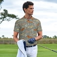 thumbnail image 3 of Uemuo Dachshund Dog Bird for Men’s Golf Shirt – Premium Pique Cotton Polo, Soft & Breathable Casual Short Sleeve Shirt, Comfortable Activewear for Sports & Leisure-4X-Large, 3 of 6