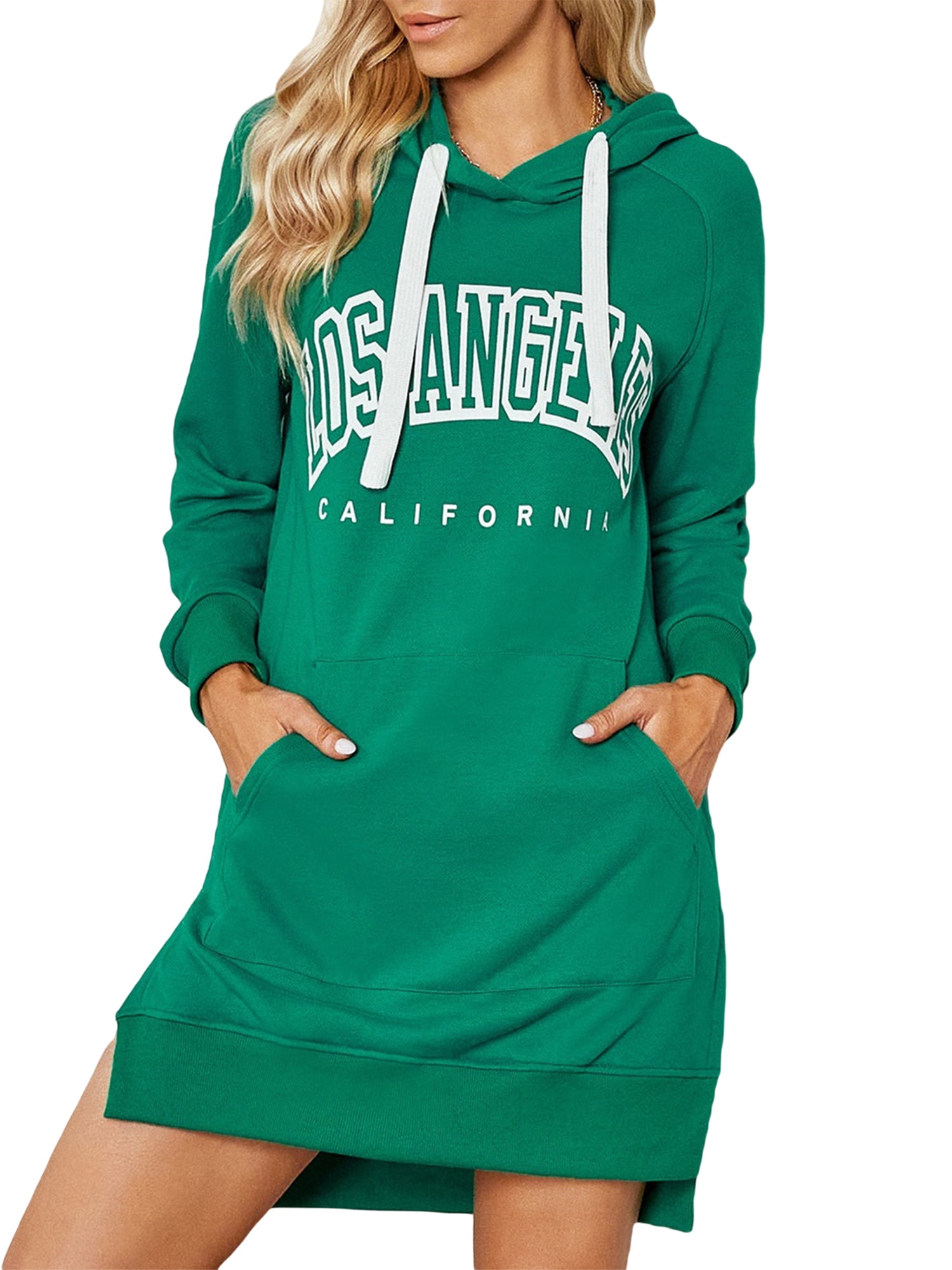 Oversized Pullover Hoodie Dress 
