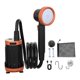 thumbnail image 3 of Ducha portátil para camping, recargable con gancho de ventosa y bolsa de almacenamiento. Bomba de ducha eléctrica con filtro de repuesto para baño de Mandarina negra, 3 of 8