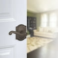 thumbnail image 6 of Schlage F10 FLA 716 CAM Camelot Collection Flair Passage Lever, Aged Bronze, 6 of 7