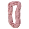 thumbnail image 2 of Womens Acrylic Loop Scarf - Coral, 2 of 2
