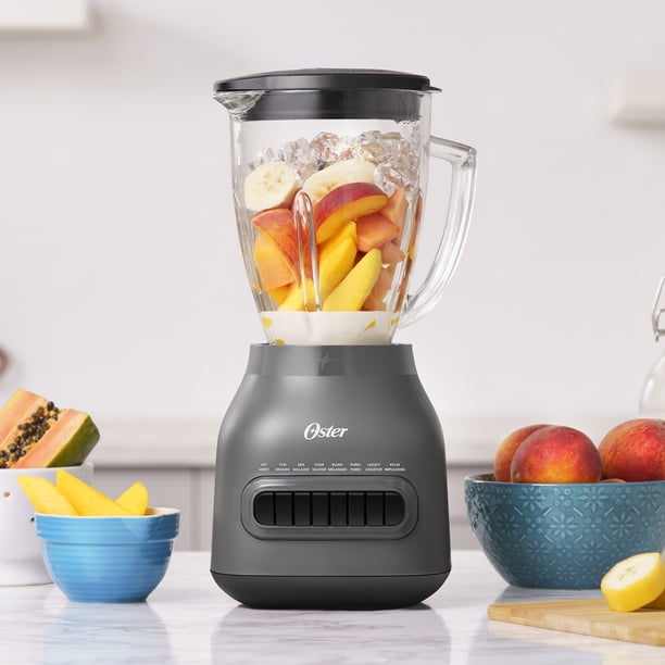 Oster Easy-to-Clean Blender with 6-Cup Boroclass Glass Jar