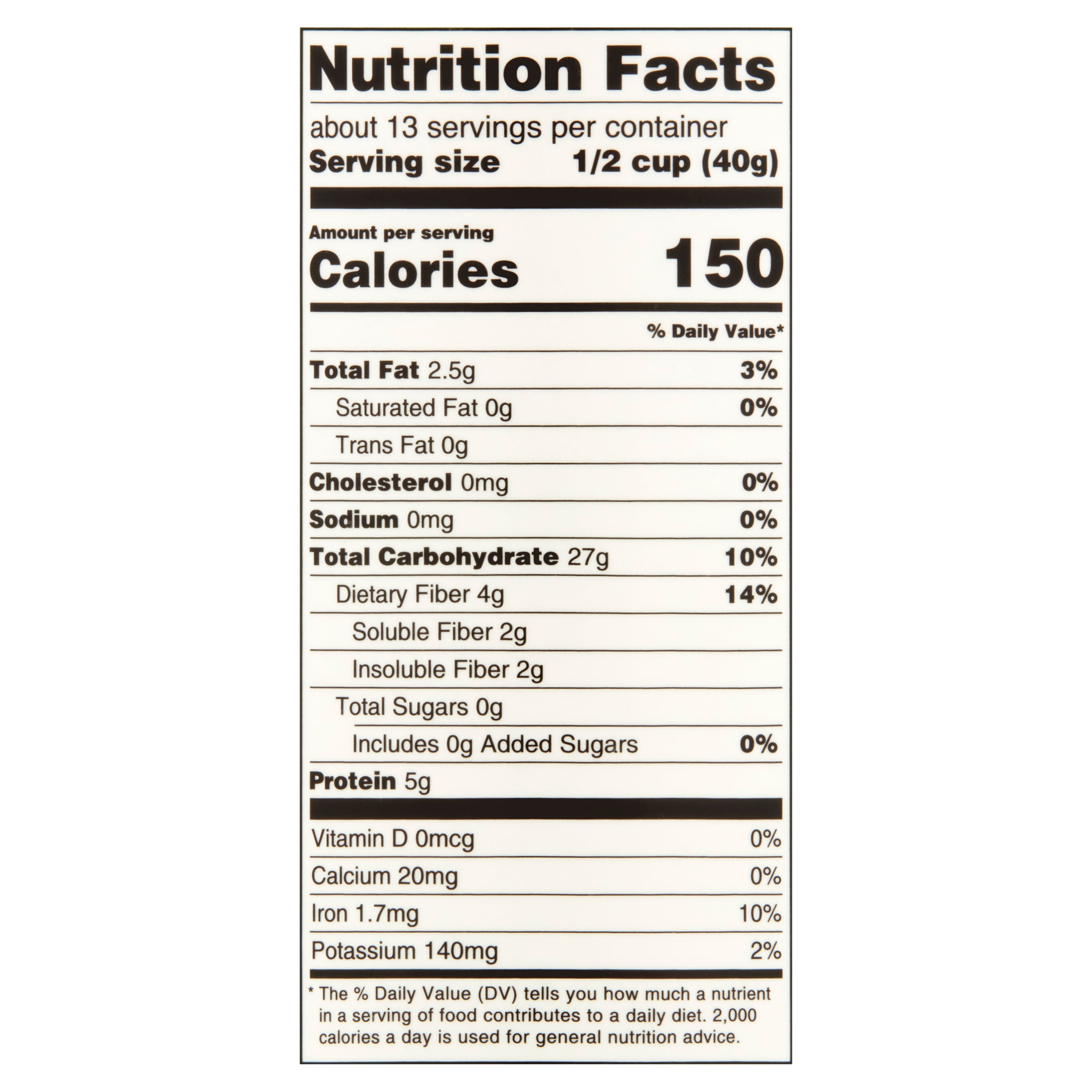 Great Value Organic Old Fashioned Oats, 18 oz Carton