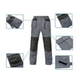 thumbnail image 2 of Pantalones de trabajo para hombre Rodilleras reforzadas Bolsillos Ropa de trabajo Pantalones de trabajo de carga Pantalones de construcción de carpintero, 2 of 5