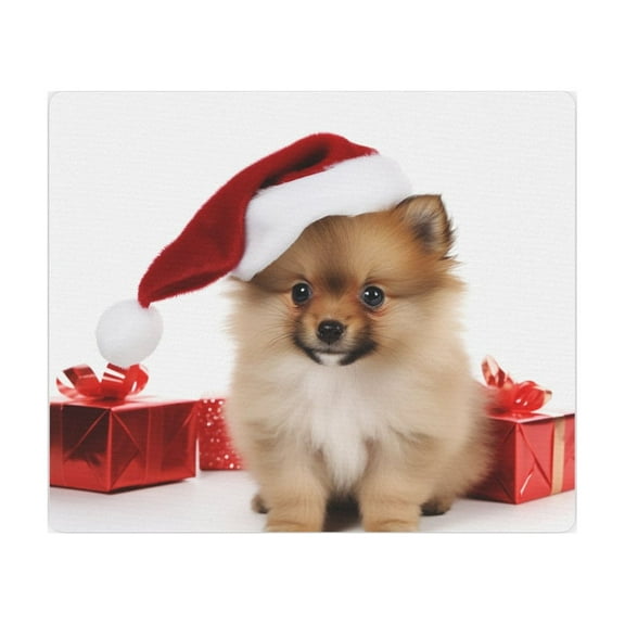 DistinctInk Mouse Pad - 1/4" Foam Rubber - Pomeranian Puppy