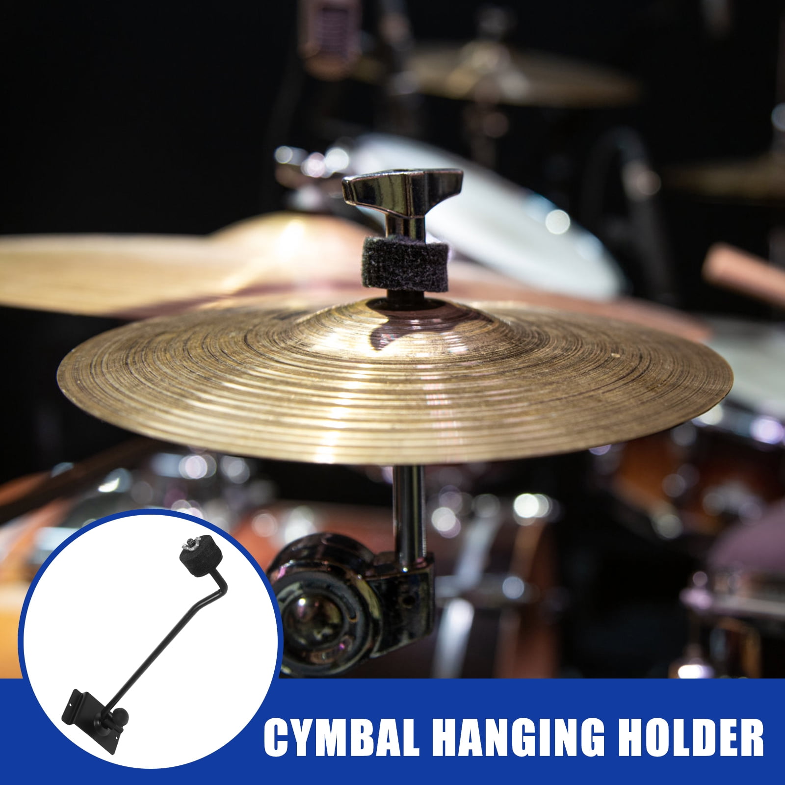 Hook Display Shelves Cymbal Wall Slot Hanger Drum Holder