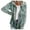 Green, variant on idosla Women Plaid Hooded Shirt Drawstring Flannel Sweatshirt Hoodie Jacket Casual Button Down Blouse Tops with Pocket (Green, XL)
