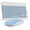 Blue, variant on Elegant Choise Wireless Bluetooth Keyboard and Mouse Set Rechargeable for iPad Laptop Mac PC, Blue