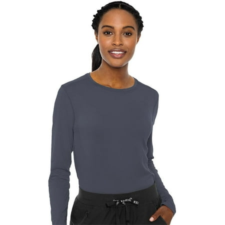 

MED COUTURE Women Performance Knit Tee Color: Pewter Size: XL (8499-PWTR-XL)