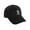 Black, variant on Daxton Low Profile Adjustable Baseball Dad Hat Cap Old English Font Alphabet A to Z, Brown Hat White N