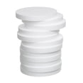 thumbnail image 4 of Foam Circles Crafare, redondo, 8 pulgadas, 1 pulgada de grosor, paquete de 5 unidades, color blanco, 4 of 8