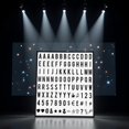 thumbnail image 3 of Juego de 104 cartas de repuesto para cajas de luz cinemáticas negras, tamaño A4, 3 of 9