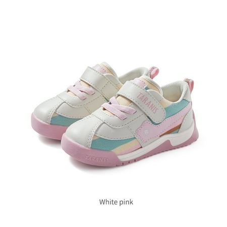 

TARANIS Baby Girls Boys Running Shoes Color Block Lightweight Hook And Loop Comfy Crib Shoes First Walker Shoes Outdoor Non Slip Walking Sneakers For Newborn Infant Toddler Spring And Summer