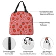 thumbnail image 3 of KLL Red Strawberry Print Insulated Lunch Bag Women, Reusable Cute Tote Lunch Box for Adult & Men, Leakproof Cooler Lunch Bags for Work Office Travel Picnic, 3 of 5