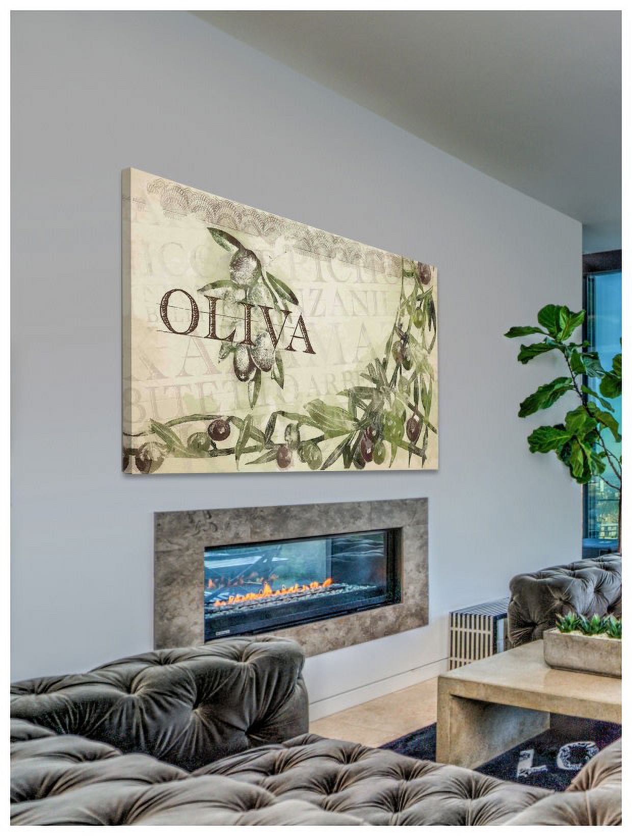 Marmont Hill "Olive" Painting Print on Canvas