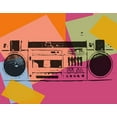 thumbnail image 2 of Sommers, Mindy 14x12 White Modern Wood Framed Museum Art Print Titled - Boom Boom, 2 of 4