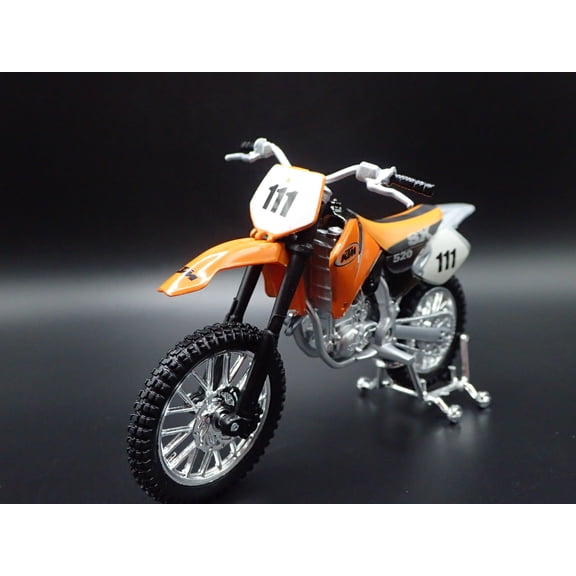 (Open Box) KTM 520SX DIRT BIKE MOTORCYCLE ORANGE 1/18 SCALE DIORAMA DIECAST MODEL BIKE