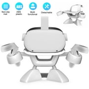VR Stand, EEEkit VR Headset Display Holder and Controller Mount Station Fit for Oculus Quest 2, Meta Quest, Rift S, Valve Index, Portable Removable VR Accessories Desktop Storage Stand