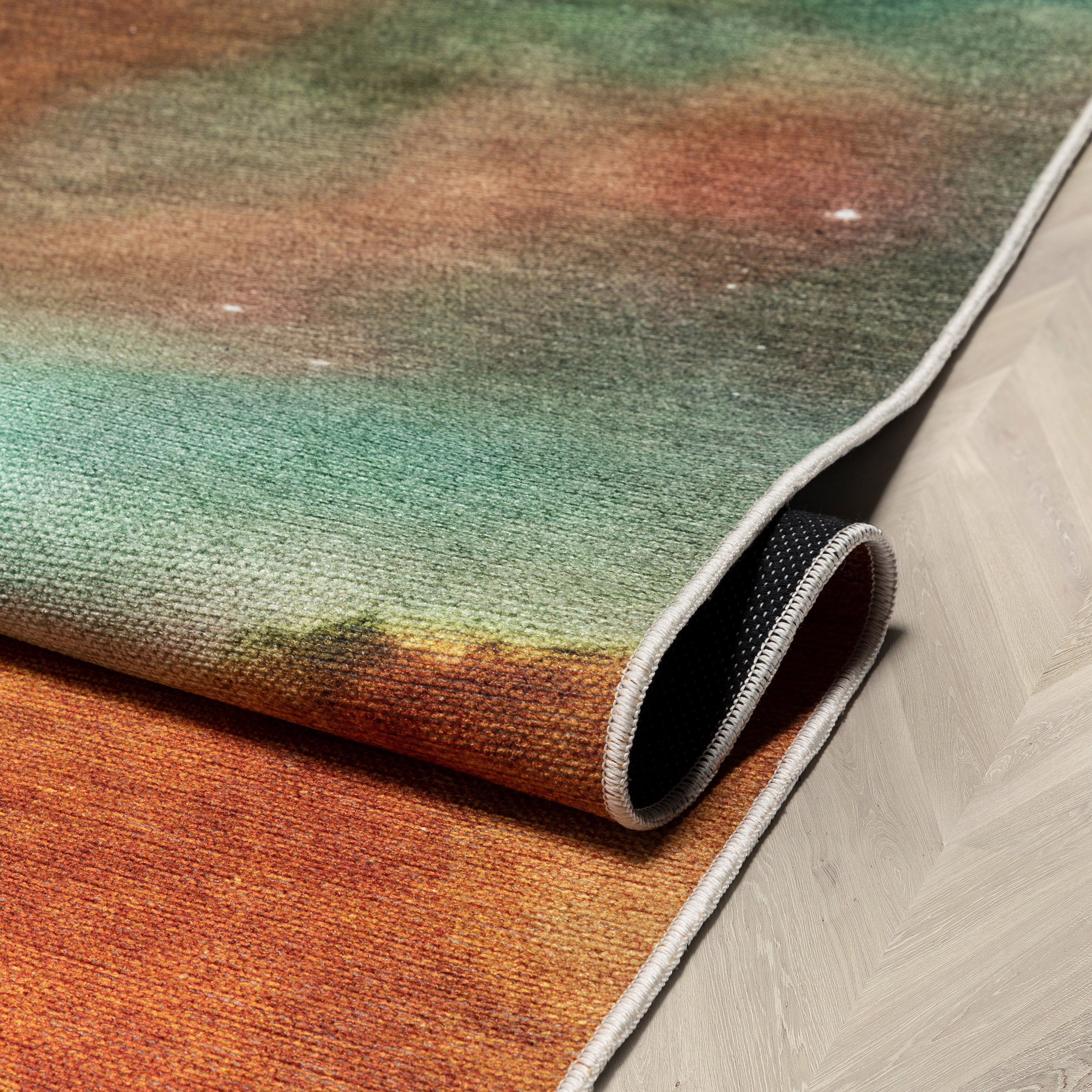 Well Woven Celestial Space Carina Space Nebula Constellation Multi Color Flat Pile Easy to Clean 5'3" x 7'3" Area Rug for Living Room Dining Room Bedroom and Kitchen