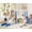 Blue, variant on XJD 10 in 1 Toddler Slide PlaySet for kids indoor/outdoor for Toddlers Age 1-3, Blue & Gray