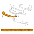 thumbnail image 3 of For 10-16 SRX Front Lower Baffle Valance Air Deflector Splash Shield Apron Panel, 3 of 5
