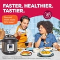 thumbnail image 2 of Duo 7-in-1 Mini Electric Pressure Cooker, Slow Rice Cooker, Steamer, Sauté, Yogurt Maker, Warmer & Sterilizer, Includes Free App with over 1900 Recipes, Stainless Steel, 3 Quart, 2 of 7