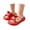 Red, variant on Sandals for Boys Cartoon Cloud Apple Print Soft Sole Summer Slide Sandals Slippers for Girls Red 10-10.5 Years