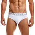 thumbnail image 4 of Sngxgn Men's Underwear Breathable Soft Boxer Briefs Stretch Trunks(White,XXL), 4 of 4