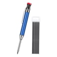 thumbnail image 4 of 2x Deep Hole Solid Carpenter Pencil Marker Woodworking Black and Yellow Macarena none, 4 of 5