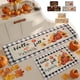 thumbnail image 1 of Juego de Dos Tapetes Decorativos de Otoño con Calabaza y Hoja de Arce para Baño o Cocina | 40X60Cm/15.7X23.6In, 40X120Cm/15.7X47In | Poliéster | Multicolor | Paquete de 2, 1 of 6