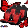 thumbnail image 2 of General Car Seat Cover Set Universal ButterflyPattern Embroidery Car Seat Cover Full Set Interior Accessories Auto Seat Cover, 2 of 3