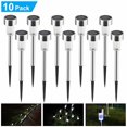 thumbnail image 1 of Enchufe de tierra LED luz solar 10 piezas luz blanca ShuxiuWang 8390613498557, 1 of 1