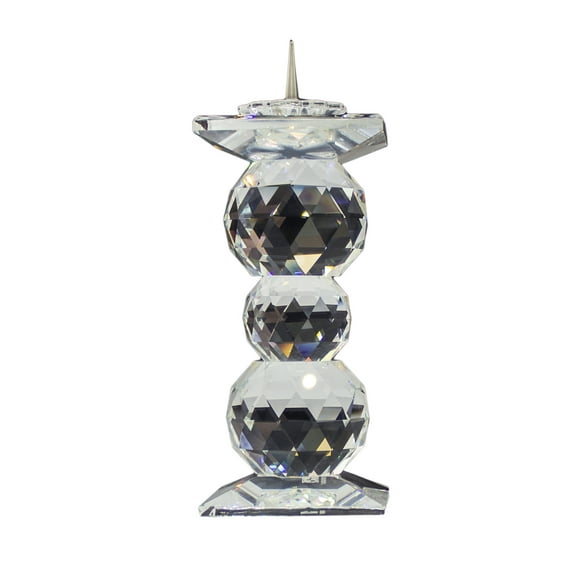 Swarovski Candle Holder: 010100 104 Pin Style - European | Faceted Crystal